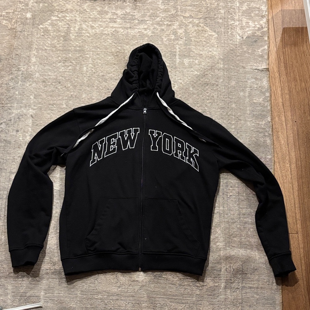 NY Collection Black Utility Jacket